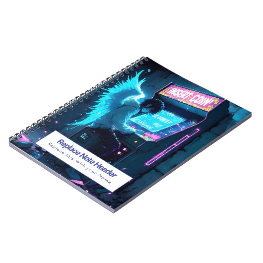 Personalized Anime Themed Notebook Notizblock (Linke Seite)