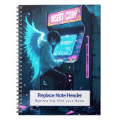 Personalized Anime Themed Notebook Notizblock (Vorderseite)