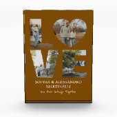 Personalized Anniversary Photo Block (Vorderseite)