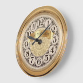 Personalized Anniversary Wall Clock Große Wanduhr (Winkel)