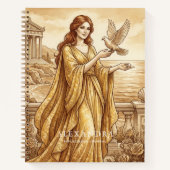 Personalized Aphrodite Reflections Journal Notizblock (Vorderseite)