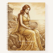 Personalized Aphrodite Reflections Journal Notizblock (Vorderseite)