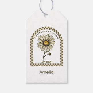 Personalized April Birth Month Flower Geschenkanhänger