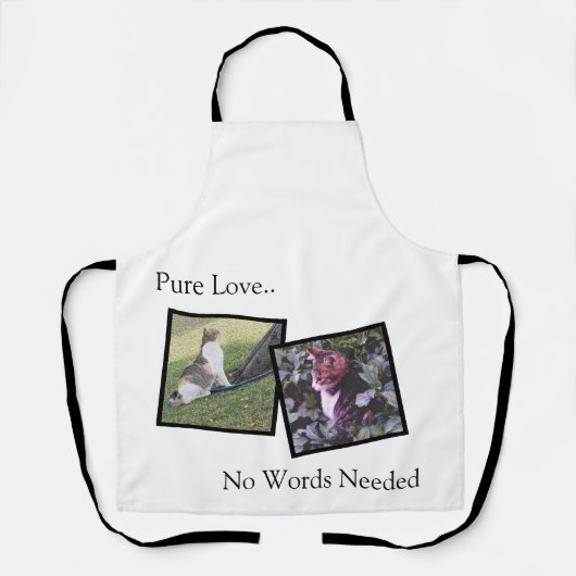 Personalized Apron for Animal Lovers Schürze (Vorderseite)