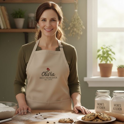 Personalized apron Oven apron Gift for mom baker Schürze