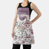 Personalized Apron Smiling Floral Baking Crew Schürze (InSitu)