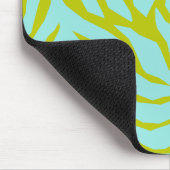 Personalized Aqua Palm Leaf Mouse Pad Mousepad (Ecke)