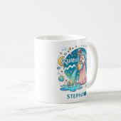 Personalized Aquarius Zodiac Water Bearer  Kaffeetasse (VorderseiteRechts)