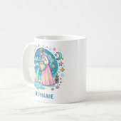 Personalized Aquarius Zodiac Water Bearer  Kaffeetasse (Vorderseite Links)