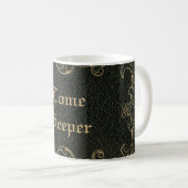 Personalized Arcane Fantasy Tome Keeper Book Lover Kaffeetasse (VorderseiteRechts)