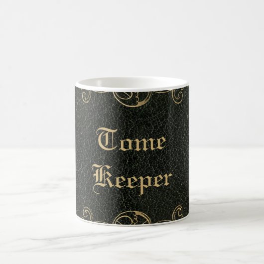 Personalized Arcane Fantasy Tome Keeper Book Lover Kaffeetasse (Mittel)