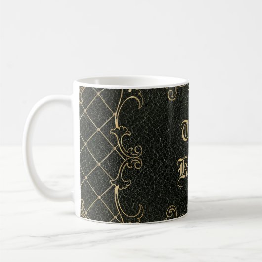 Personalized Arcane Fantasy Tome Keeper Book Lover Kaffeetasse (Links)