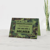 Personalized Army Passing Out Karte (Vorderseite)
