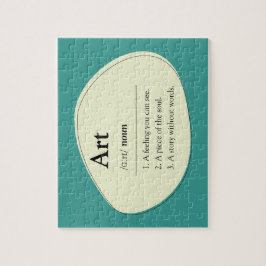 Personalized Art Dictionary Jigsaw Puzzle