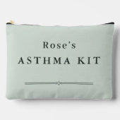 Personalized Asthma Essentials Large Pouch Zubehörtasche (Vorderseite)