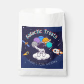 Personalized Astronaut Space Party Treats Geschenktütchen (Vorderseite)