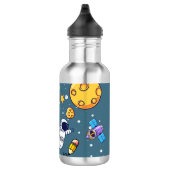 Personalized Astronaut Space School Supplies Edelstahlflasche (Rechts)