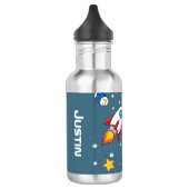 Personalized Astronaut Space School Supplies Edelstahlflasche (Links)