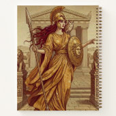 Personalized Athena Affirmation Journal Notizblock (Rückseite)