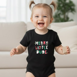 Personalized Athletic Holiday  Fesive Graphic  Baby T-shirt
