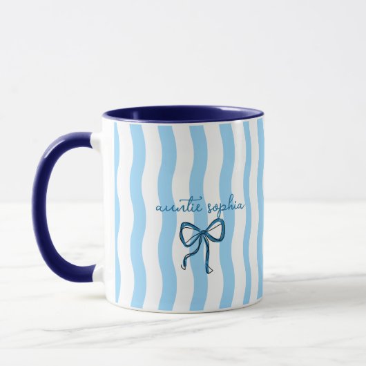 Personalized Aunt to Be Tasse (Links)