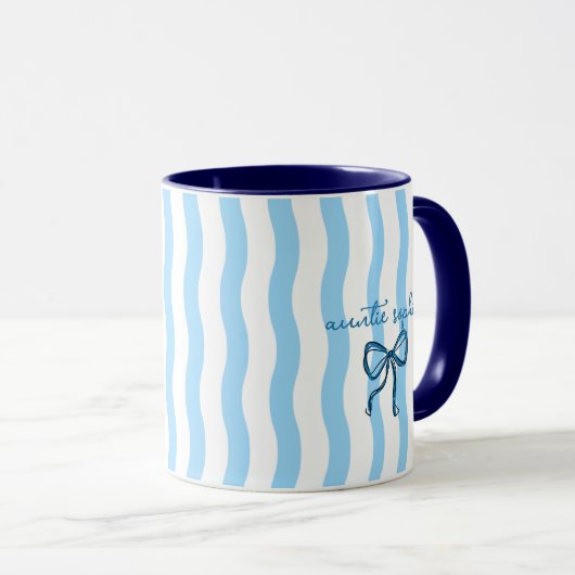Personalized Aunt to Be Tasse (VorderseiteRechts)