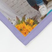 Personalized Aunt Violet 6 Custom Family Photo Fleecedecke (Ecke)