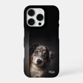 Personalized Australian Shepherd Portrait iPhone C Hülle (Rückseite)