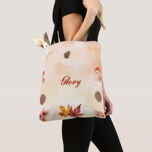 Personalized Autumn Fall Leaves Forest Designed Tasche (Von Nahem)