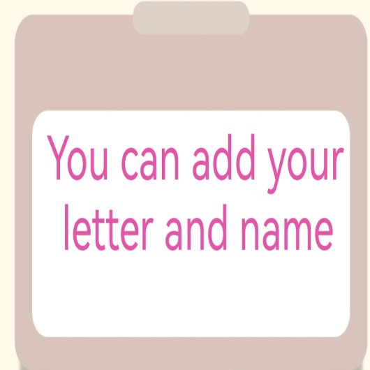 Personalized Autumn Monogram Mug - Custom Name & I Tasse