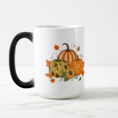 Personalized Autumn Pumpkin Patch Custom Name Mug Verwandlungstasse (Links)
