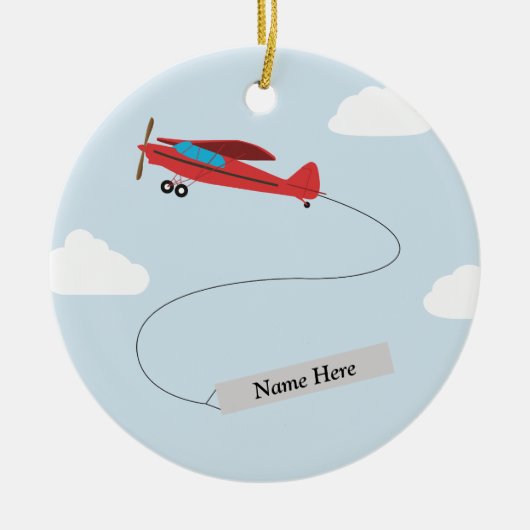 Personalized Aviation Ornament (Vorne)