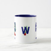 Personalized AWESOME PLANT PAPA Monogram Tasse (Zentrum)