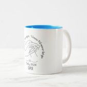 Personalized Baby 2026 Blue Name Coffee Mug  Zweifarbige Tasse (VorderseiteRechts)