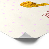 Personalized Baby Birth Poster – Woodland Fawn (Ecke)