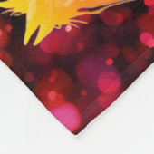 Personalized Baby Blanket With a Rainbow Horse Fleecedecke (Ecke)