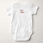 Personalized Baby Bodysuit Baby Strampler (Rückseite)