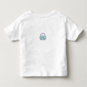 Personalized Baby Elephant Kleinkind T-shirt (Rückseite)