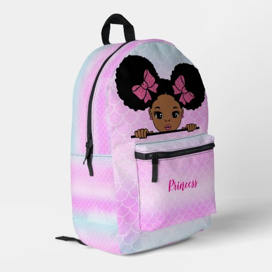 Personalized Baby Girl Bedruckter Rucksack (Rückseitige Ecke links)