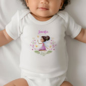 Personalized Baby Girl Bodysuit With A Fairy Baby Strampler