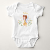 Personalized Baby Girl Fairy Bodysuit Baby Strampler (Vorderseite)