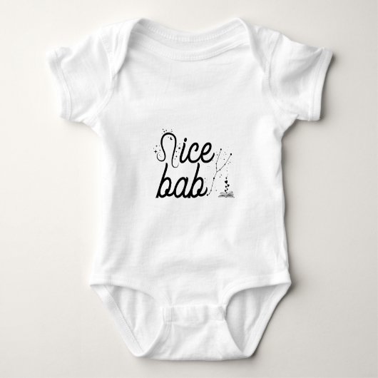 Personalized Baby Jersey Bodysuit Baby Strampler (Vorderseite)