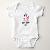 Personalized baby jumpsuit first mother's day baby strampler (Vorderseite)