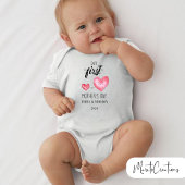 Personalized baby jumpsuit first mother's day baby strampler