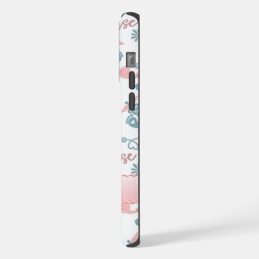 Personalized Baby Nurse Phone Case iPhone Hülle (Linke Seite)