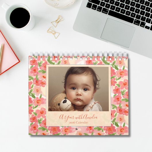 Personalized Baby Photo Calendar – Keepsake Gift Kalender