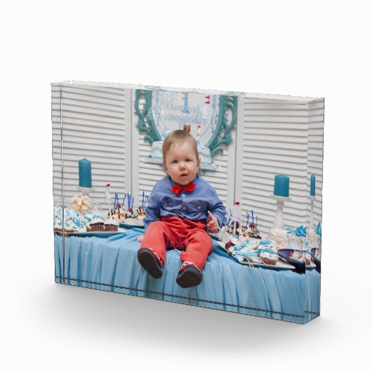 Personalized Baby Photo Frame Fotoblock (Rechts)