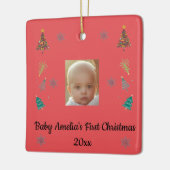 Personalized Baby’s First Christmas Ornament (Links)