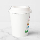 Personalized Baby’s First New Year – Cute Design Pappbecher (Rechts)