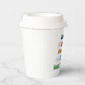 Personalized Baby’s First New Year – Cute Design Pappbecher (Rechts)